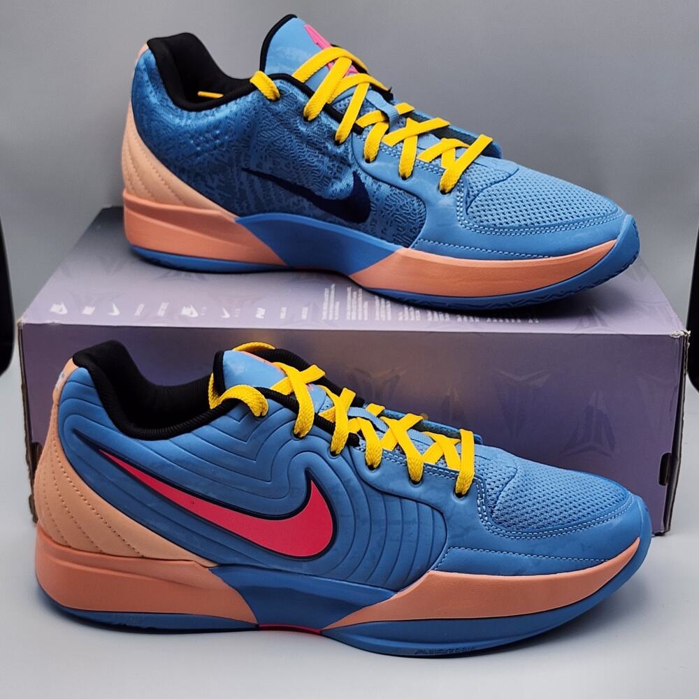 Nike JA 2 Basketball Shoes Men's US 11.5 Blue Beyond/Hyper Pink FD7328-403